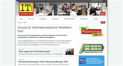 Desktop Screenshot of informationstechniker-westfalen-sued.de