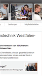 Mobile Screenshot of informationstechniker-westfalen-sued.de